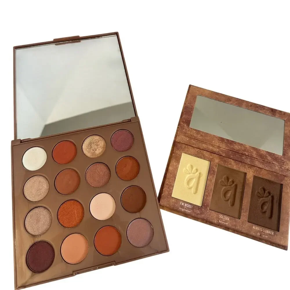 Makeup Bundle Neutral Eyeshadow Palettes Face Trio Rosy Nudes Warm Tones Lot